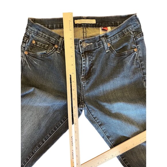 Stetson Womens Dark Wash Denim Jeans Size 4 Long Straight Leg 514 - Picture 10 of 15